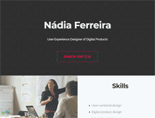Tablet Screenshot of nadiaferreira.com
